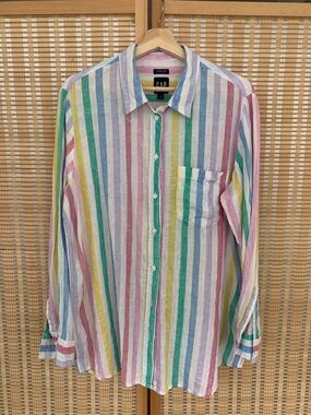 GAP Multicolor Striped Button-Up Shirt